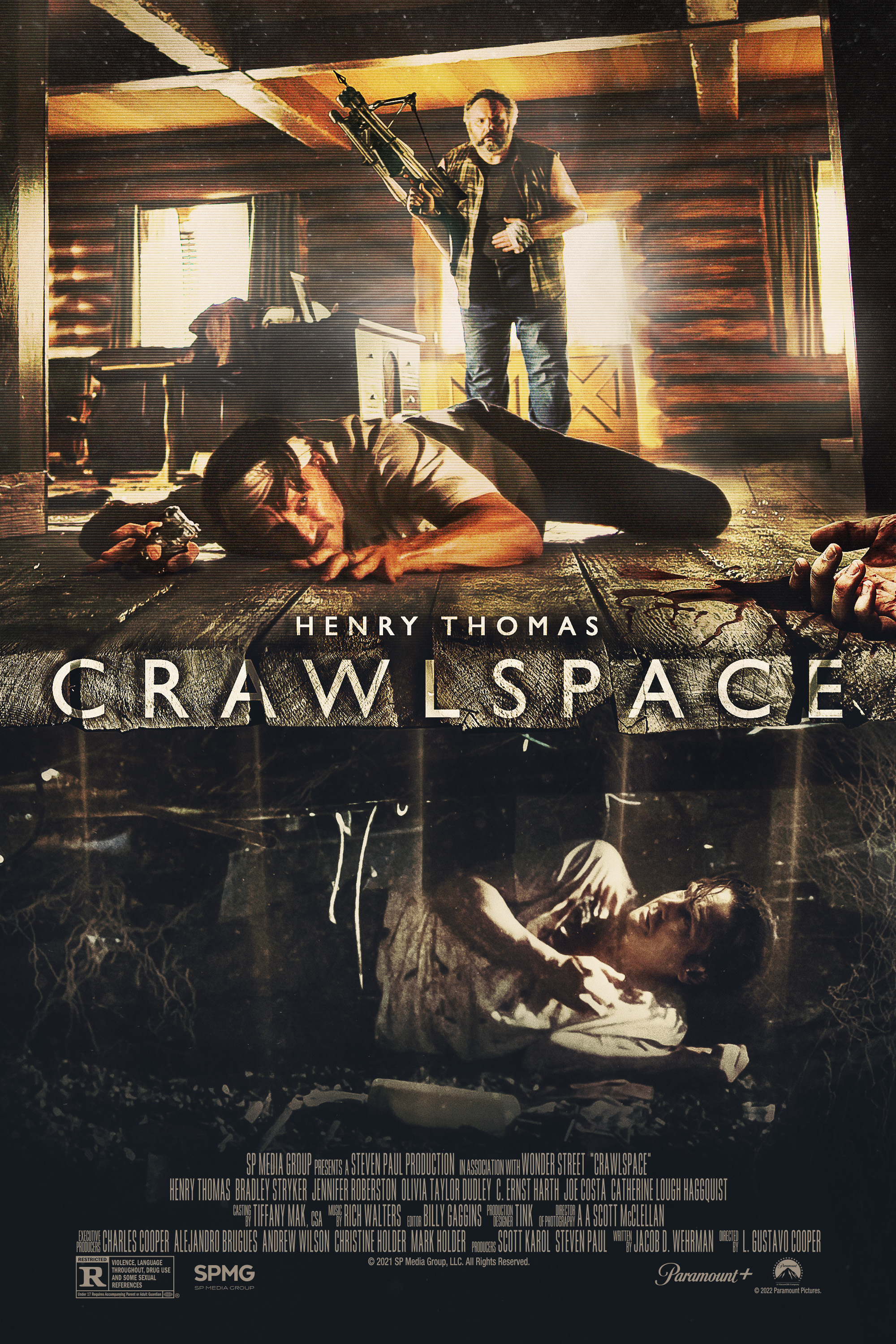 Crawlspace (2022) vj emmy Henry Thomas